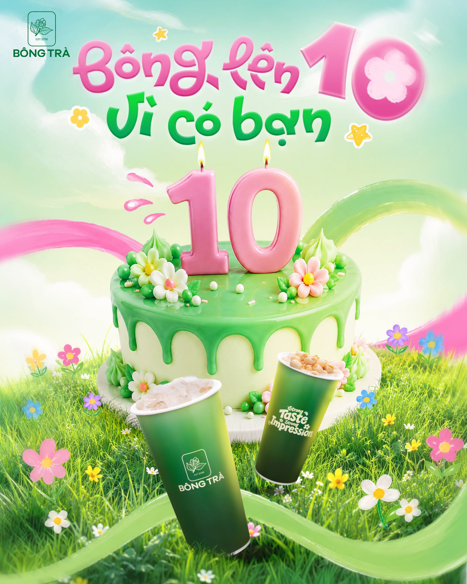 B&Ocirc;NG L&Ecirc;N 10 - V&Igrave; C&Oacute; BẠN.